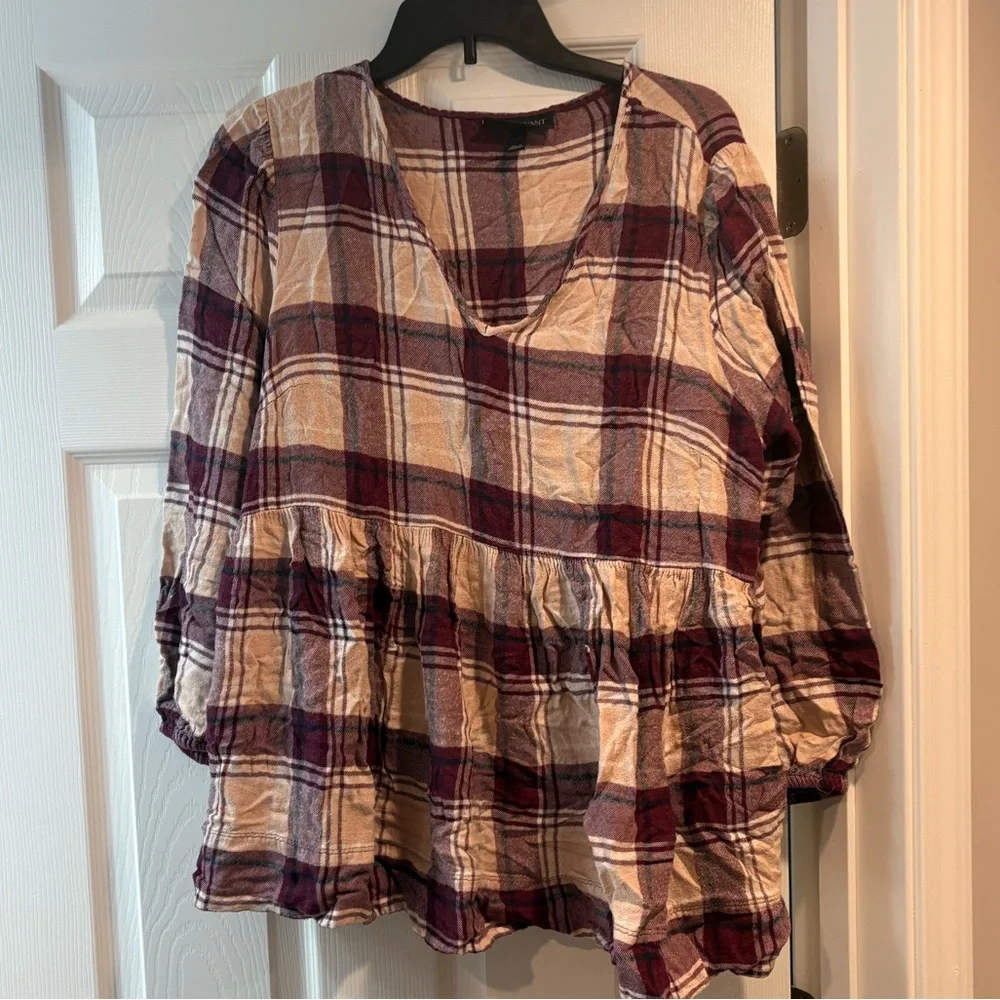 Lane Bryant Babydoll Top - Picture 2 of 4